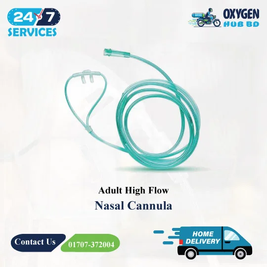 Adult High Flow Nasal Cannula 3 Best Nasal Oxygen Cannula | Adult HFNC | 0xygen Hub BD