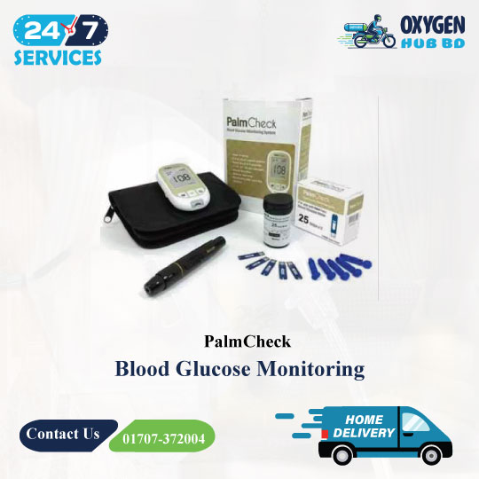 PalmCheck Blood Glucose Monitoring 2 Best Diabetes Test Machine | PalmCheck | 0xygen Hub BD